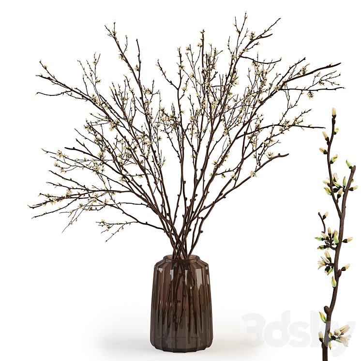 Branches in a vase 015 3DS Max - thumbnail 1