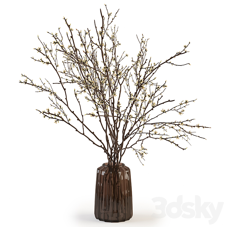 Branches in a vase 015 3DS Max - thumbnail 2