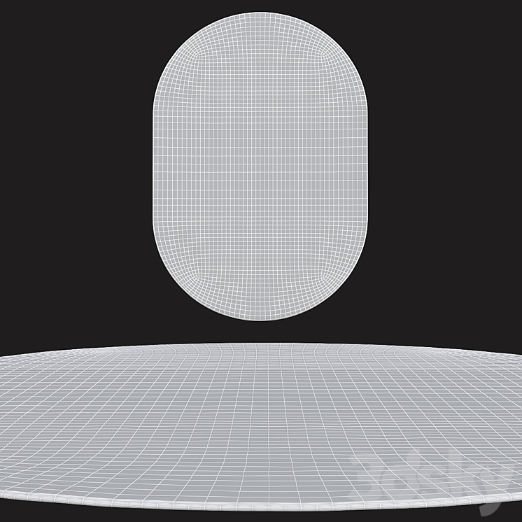 oval rugs | 41 3DS Max - thumbnail 2