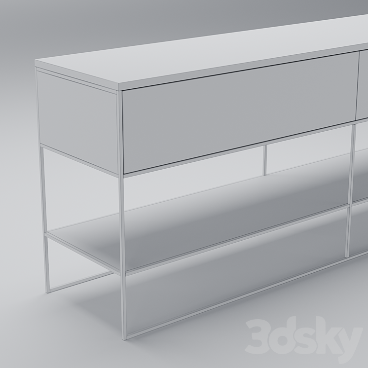 Chest of drawers 3DS Max - thumbnail 2
