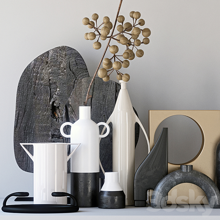 Decorative set 2 3D Model