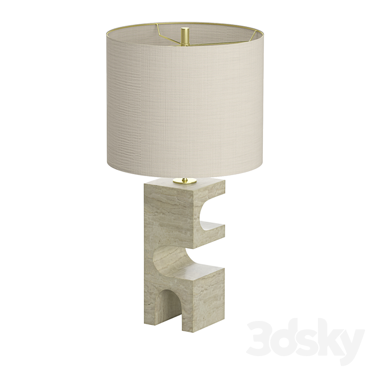 Boveda Table Lamp (Crate and Barrel) 3D Model