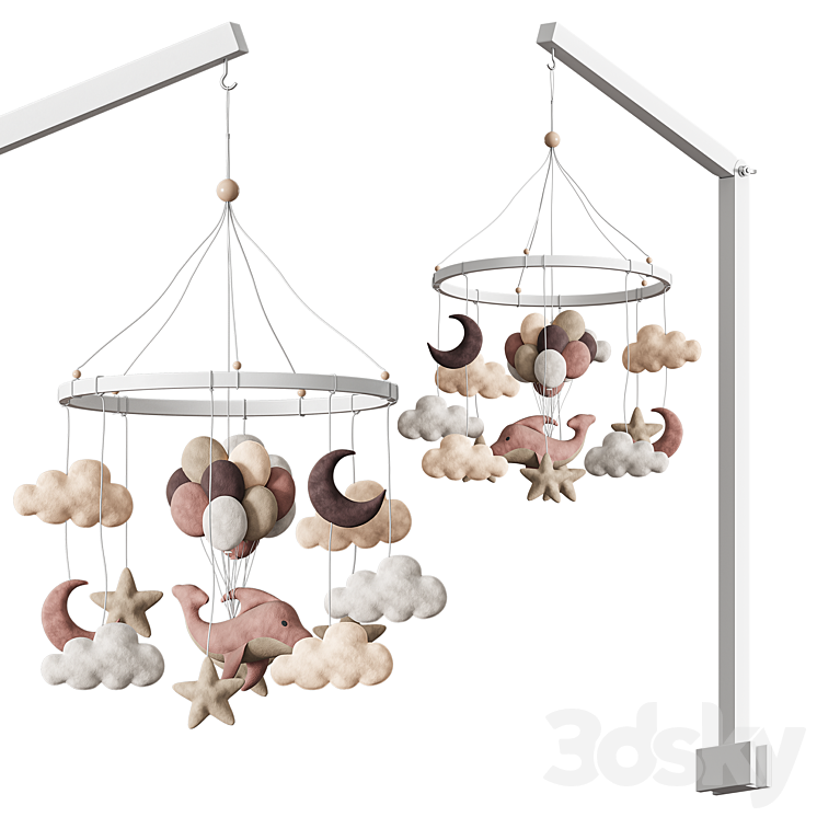Baby mobile-3 3DS Max - thumbnail 2