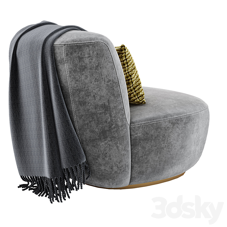 KELLY CHAIR 3DS Max - thumbnail 2