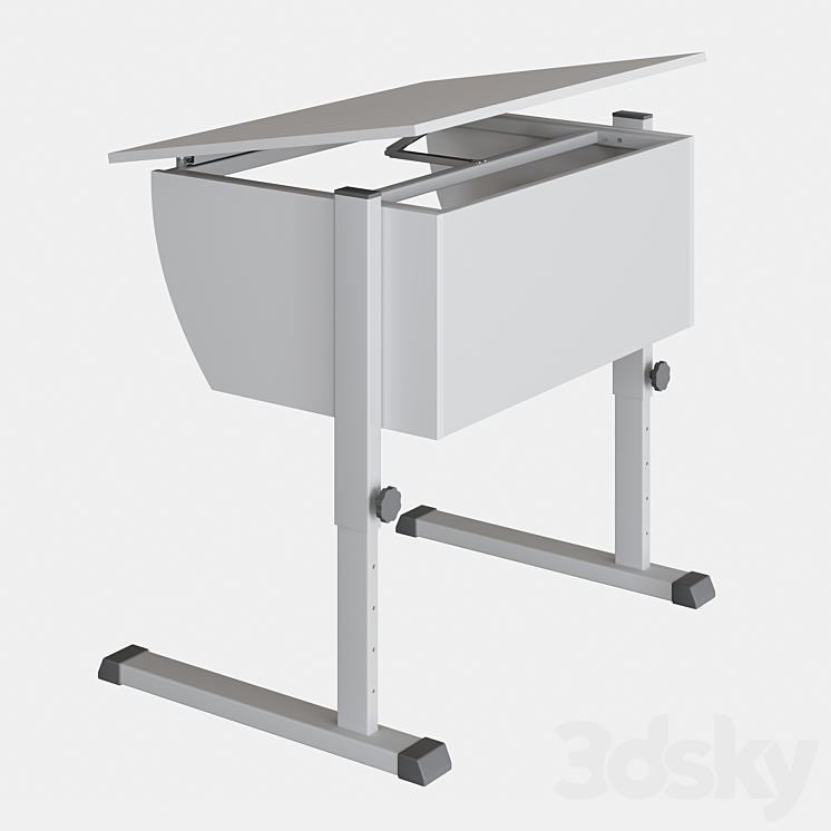 Student table Posture 80 Hoff 3D Model