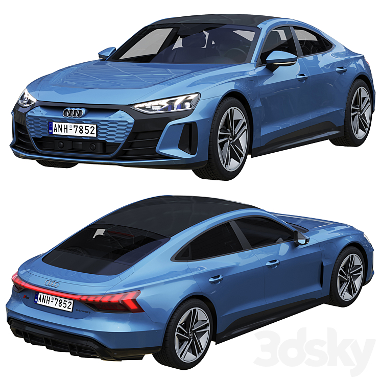 Audi RS e-tron GT 3D Model