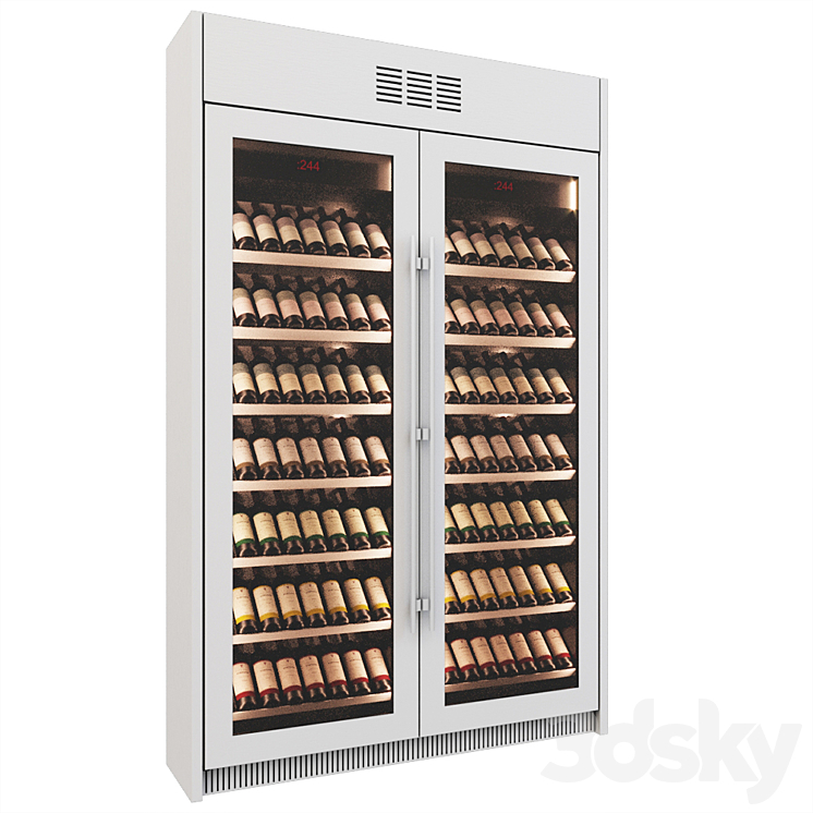 Wine cabinet 3D Model