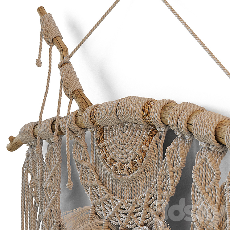 Macrame panels 3D Model