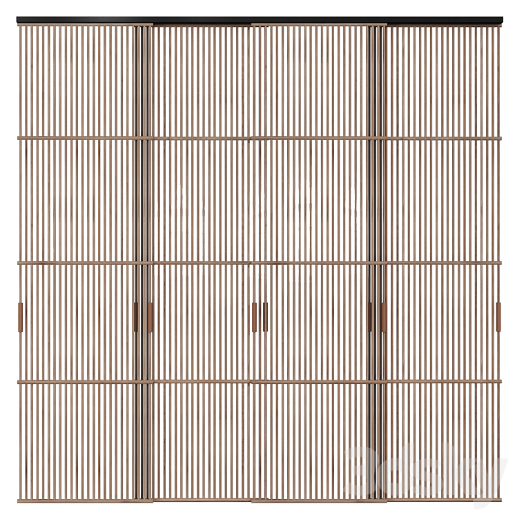 Ethnic style sliding partition