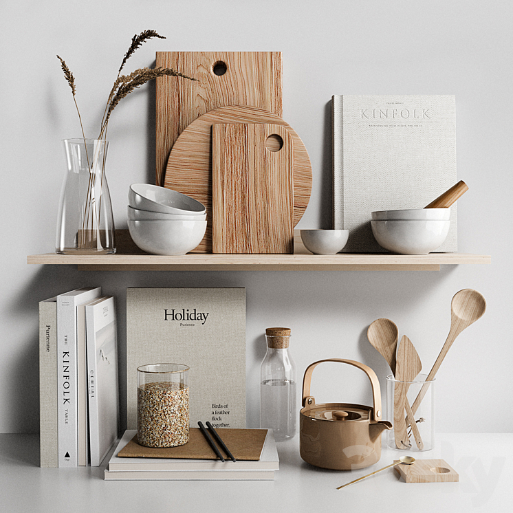 3DS MAX Kitchen Decor 02 3DS Max