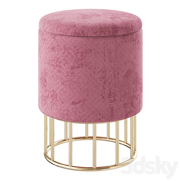 Poof box from inmyroom - Other soft seating - 3D model