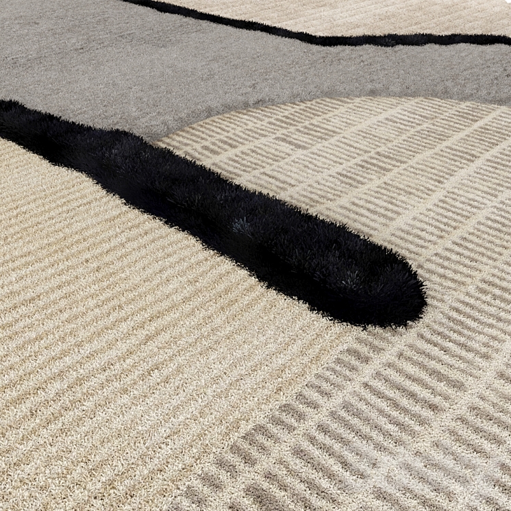 Carpet LUNAR ADDICTION square by CC TAPIS 3DS Max - thumbnail 2