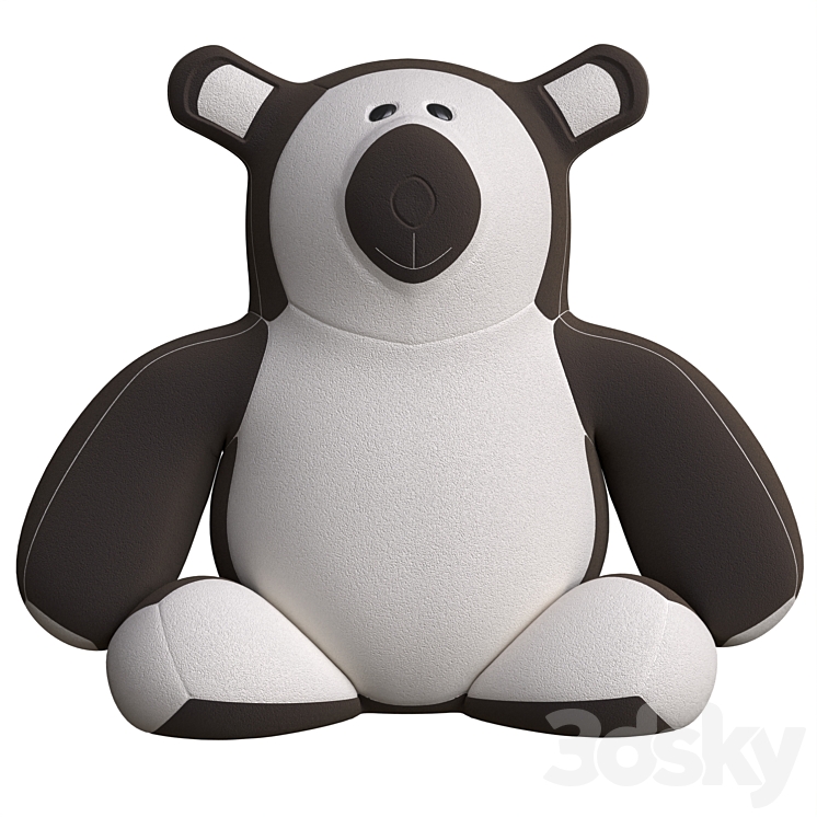 bear toy 3DS Max Model - thumbnail 2