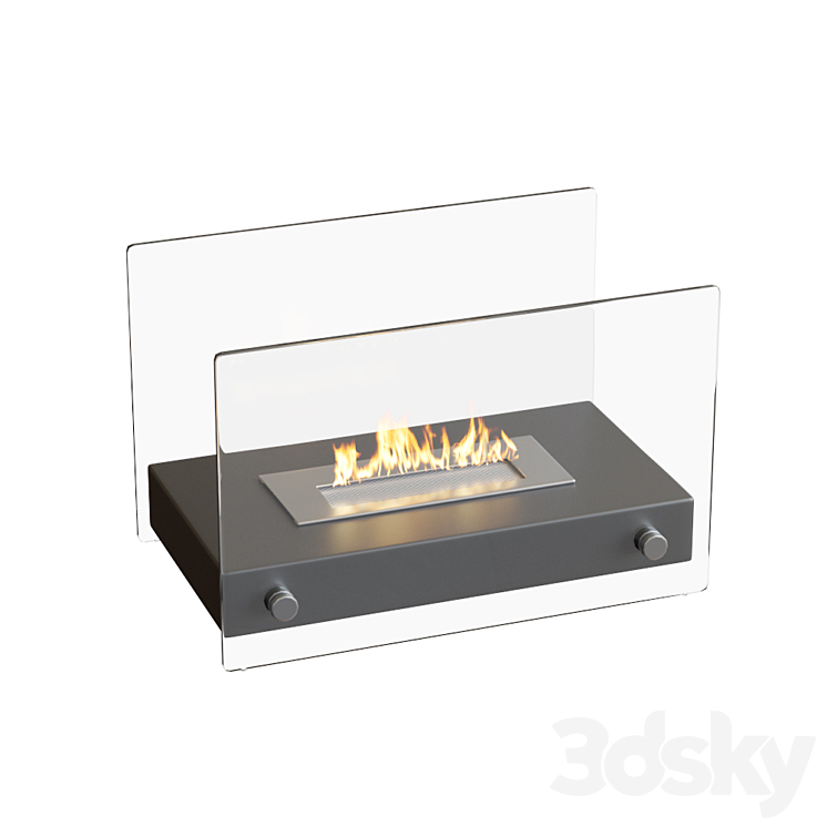 Biofireplace Set Kratki 3DS Max Model - thumbnail 2