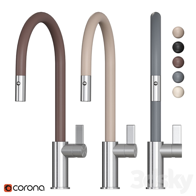 Franke Ambient | Kitchen faucet 3DS Max Model - thumbnail 2