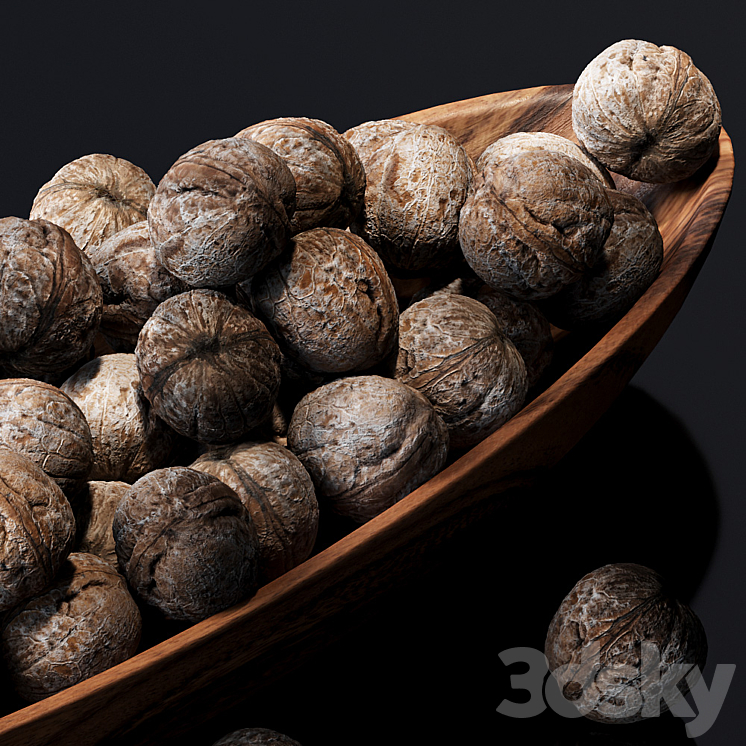 Walnut v2 3D Model