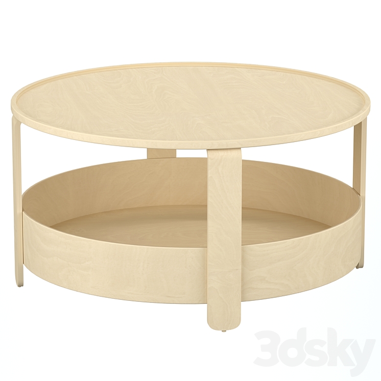 BORGEBY Coffee table (3 colors) 3DS Max - thumbnail 1