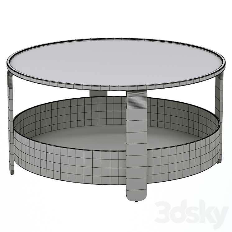 BORGEBY Coffee table (3 colors) 3DS Max - thumbnail 2
