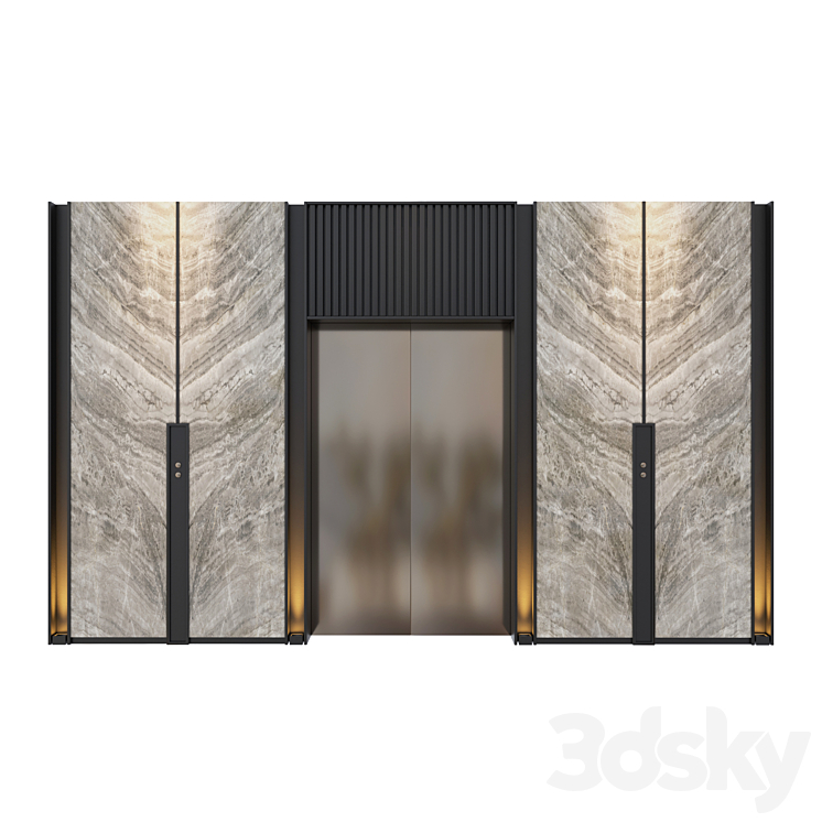 Elevator 5 3DS Max Model - thumbnail 1