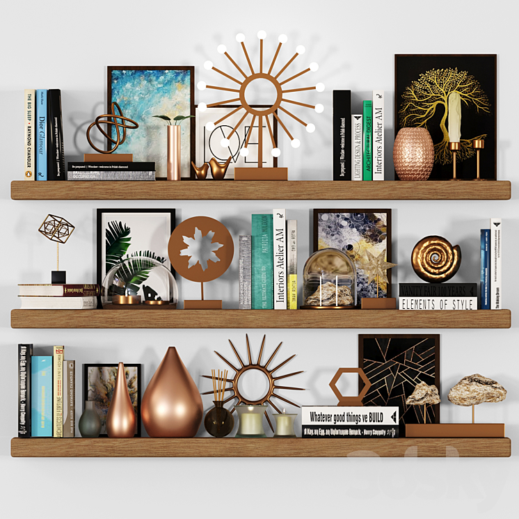 Decorative set06（model:3360532_Rectangle_Corona）