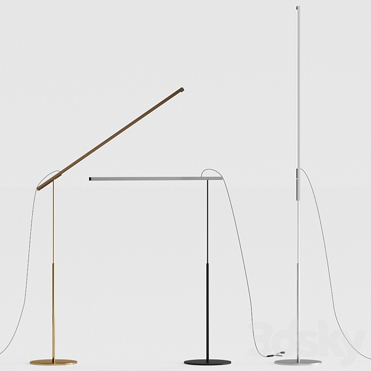 Standard Floor by Blond Belysning Floor lamp Floor lamp 3D Model