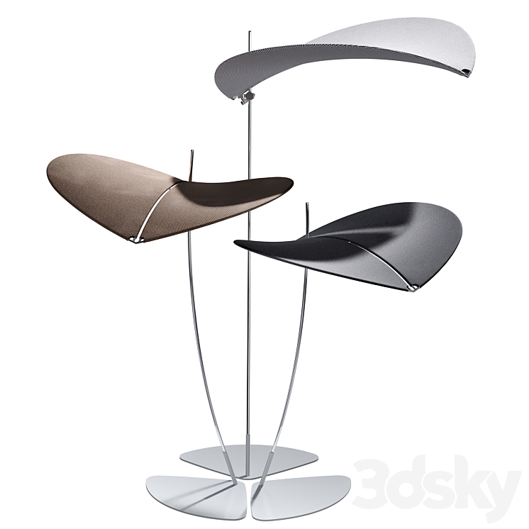 Egoparis Petal Sunshade 3D Model