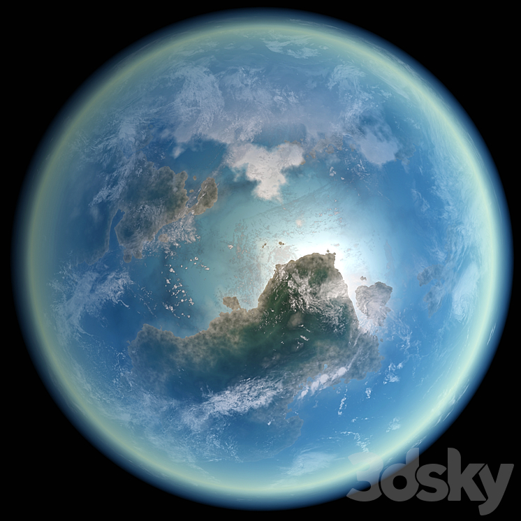 Planet 3D Model