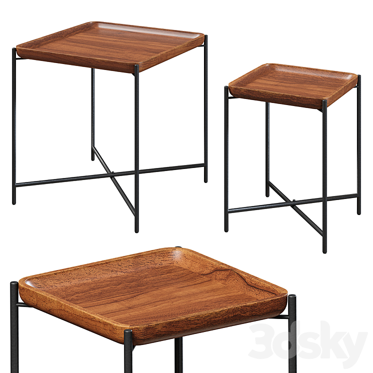 Folding table Zara Home Table 3D model