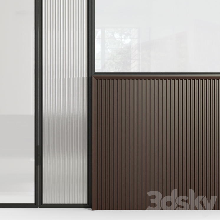 Glass partition 8 3D Model