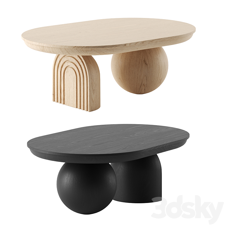 Sonali oval best sale coffee table