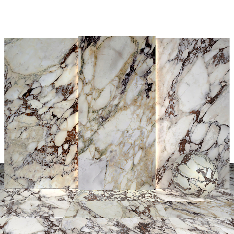 Capraia Breach Marble 3D Model