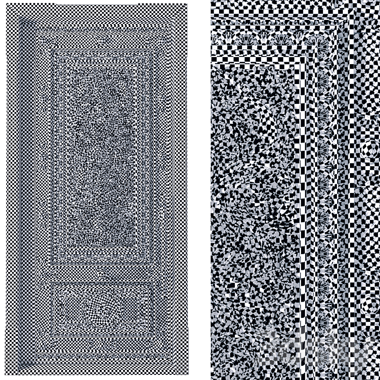 Classic Door N01 3D Model