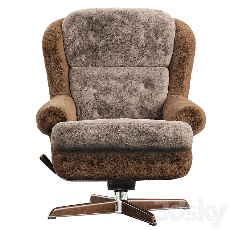 Pair Of Dux Armchairs 3DS Max - thumbnail 2