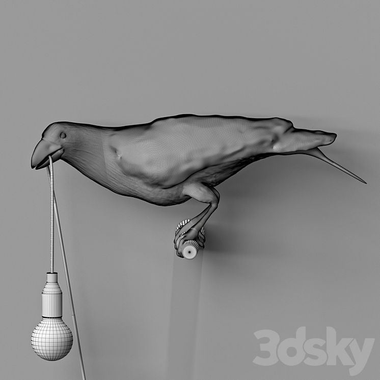 LampsShop.ru NL5085 Sconce Crow Lamp 3D Model