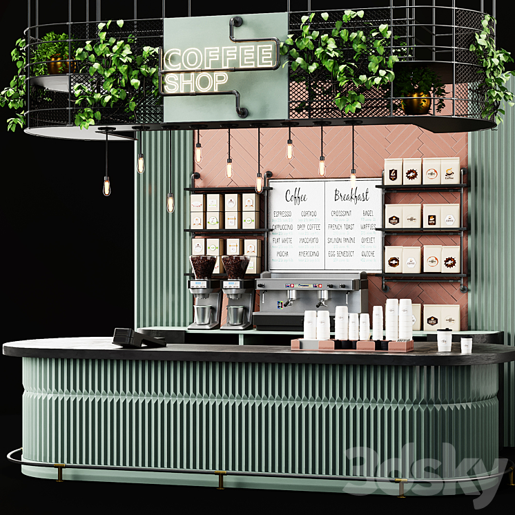 Cafe vol 4 3D Model Free