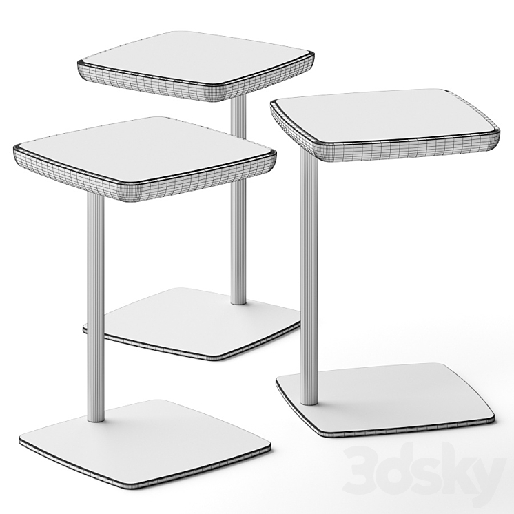 Praddy griffith coffee tables 3DS Max Model - thumbnail 2