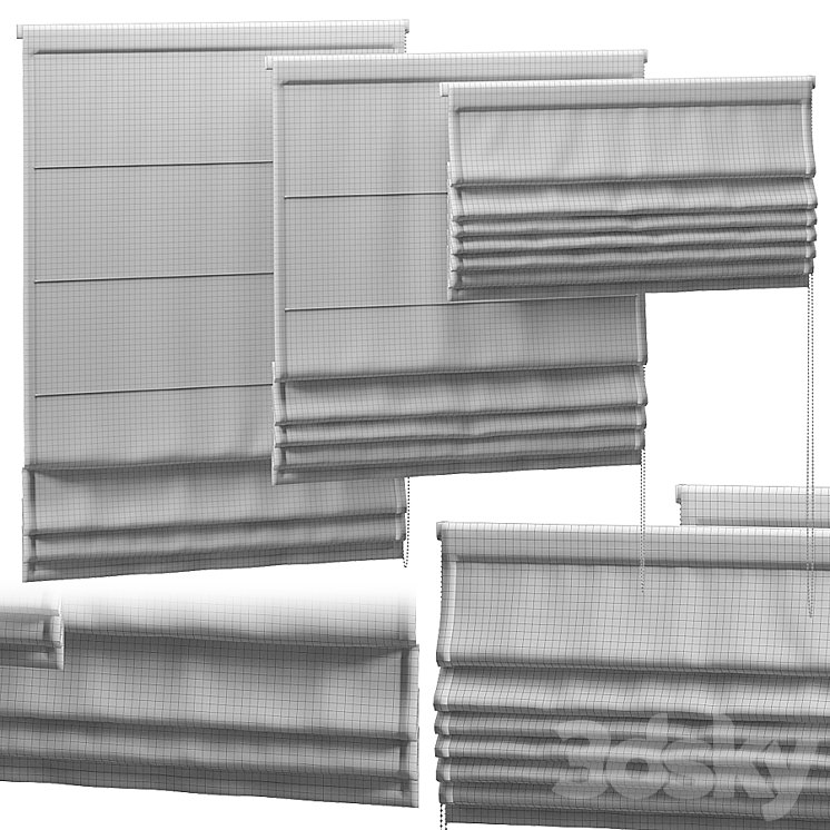 ROMAN BLINDS 700 3D Model