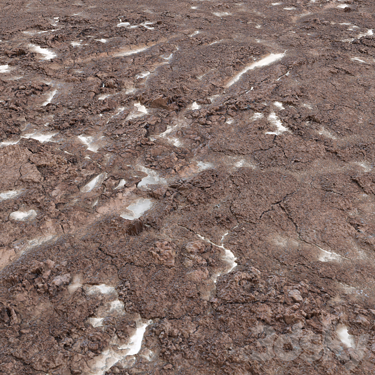 mud material 3D Model
