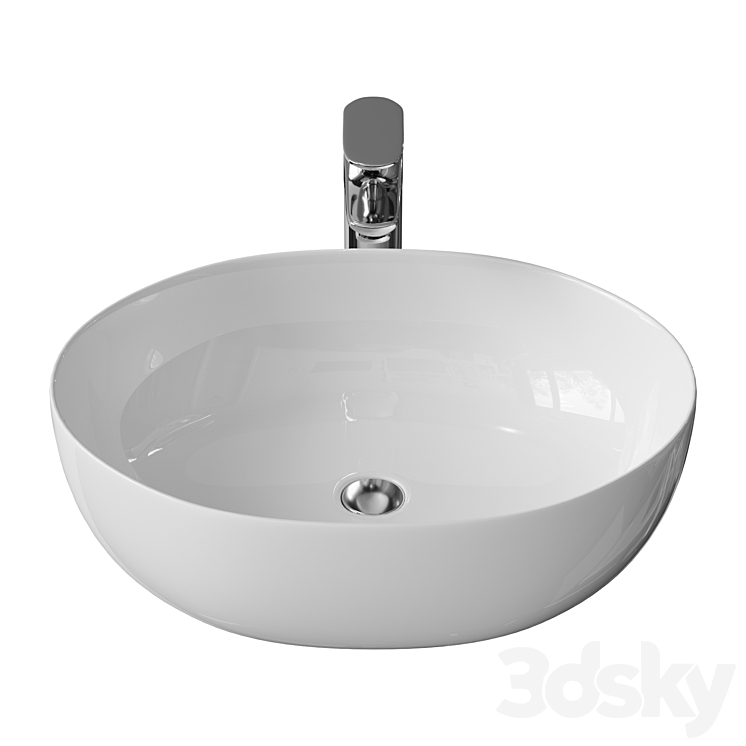Sink SantiLine SL-1104 3DS Max Model - thumbnail 1