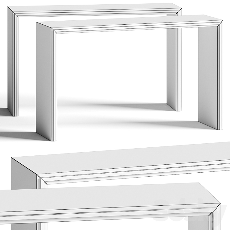 Laskasas Rory Console Table 3D Model