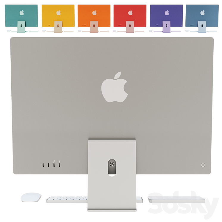 iMac 24 3D Model