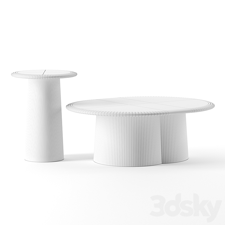 Proto Tables by Plus Halle 3D Model