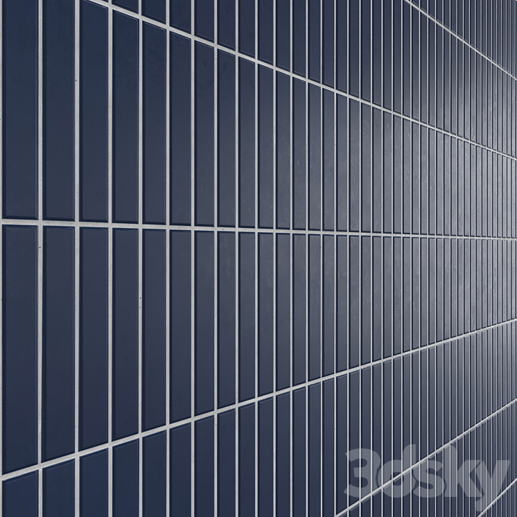 Kitkat wall tile 3D Model Free