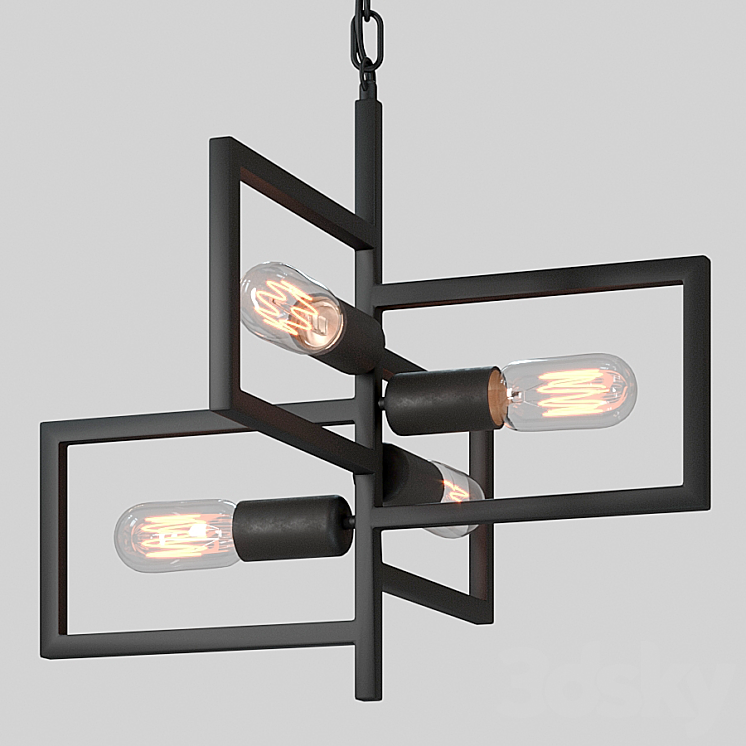 Vitaluce V4780-1 / 4 - Pendant light - 3D model