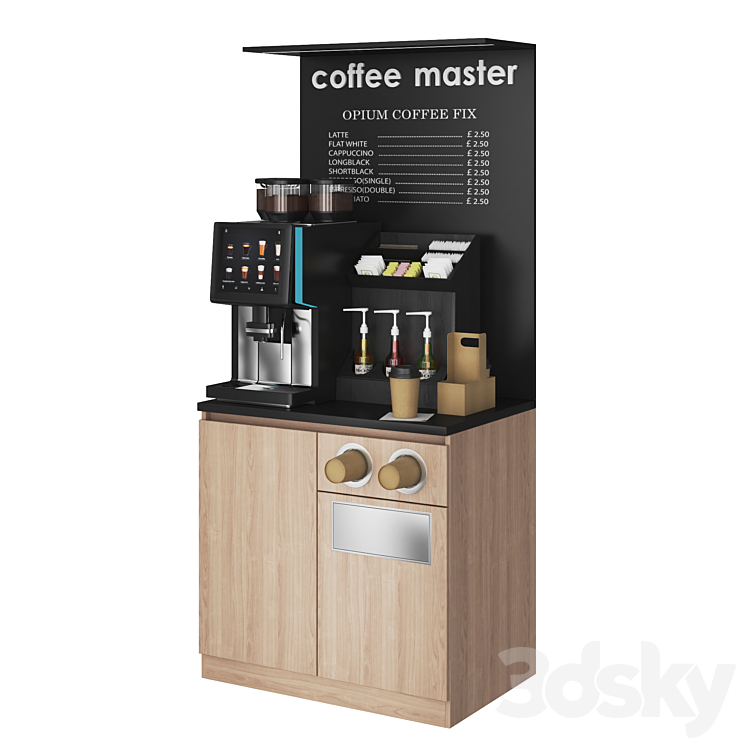 Vendor Coffee Point 3DS Max - thumbnail 1