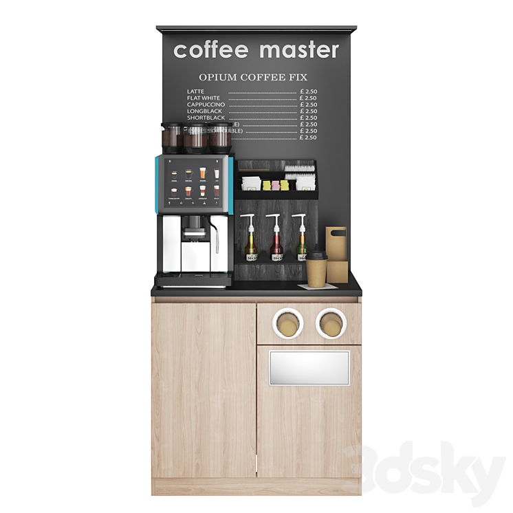 Vendor Coffee Point 3DS Max - thumbnail 2