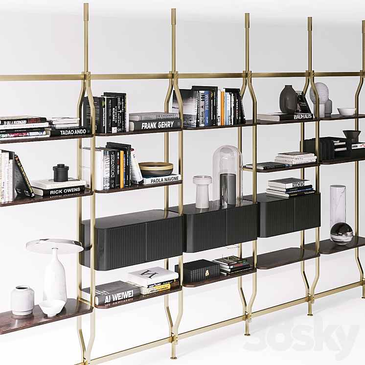 Rack Bontempi Charlotte Ceiling Fixing 3D Model
