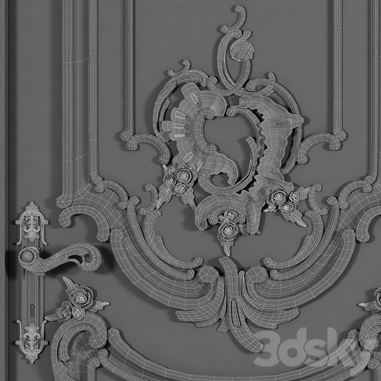 classical door 3D Model