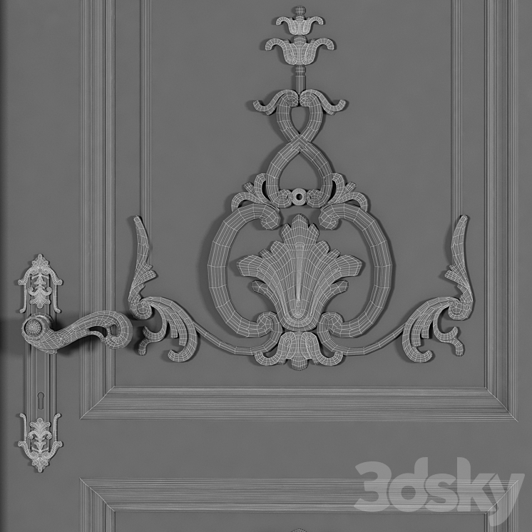 louis door 3D Model
