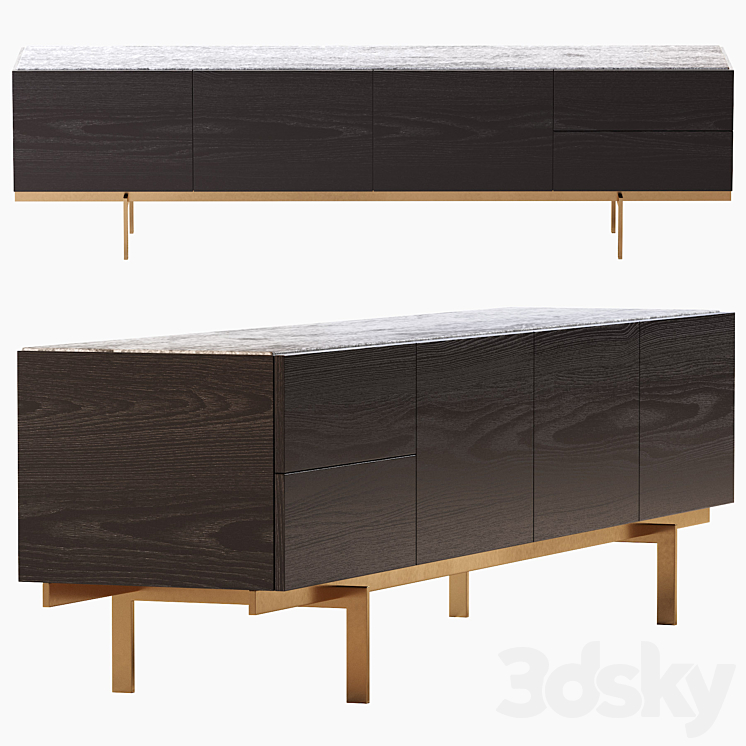 Shoreline Sideboard by MT Studio for Modern Times 2018 Australia 3D Model